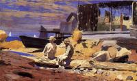 Homer, Winslow - Waiting for the Boats